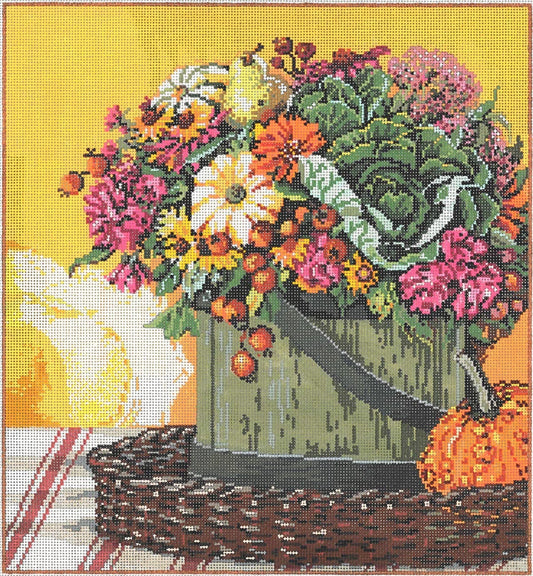Floral with Gourd  14-1080