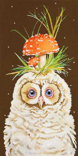 Owlet with Mushroom Hat  VS129-A