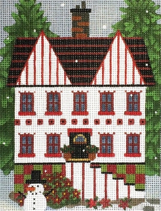 Red Striped Roof House 2117-D