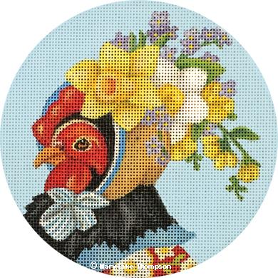 Fancy Hen Round MLT529