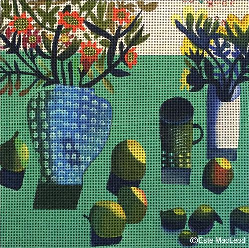 Blue Vase and Figs  EML127