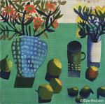 Blue Vase and Figs  EML127