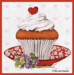 Heart Cupcake  MLT256