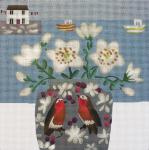 Red Bird Vase  EW143