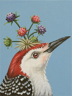 Woodpecker with Berry Crown VS158-A