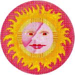 Pink Sun Ornament  478-2E