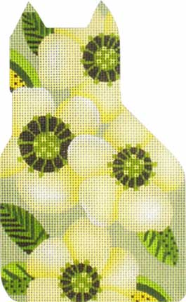 Big Blossom Cat - Yellow  1634-2B