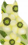 Big Blossom Cat - Yellow  1634-2B
