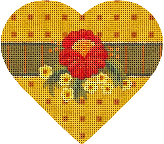 Autumn Hearts-Red Posy 2266-C