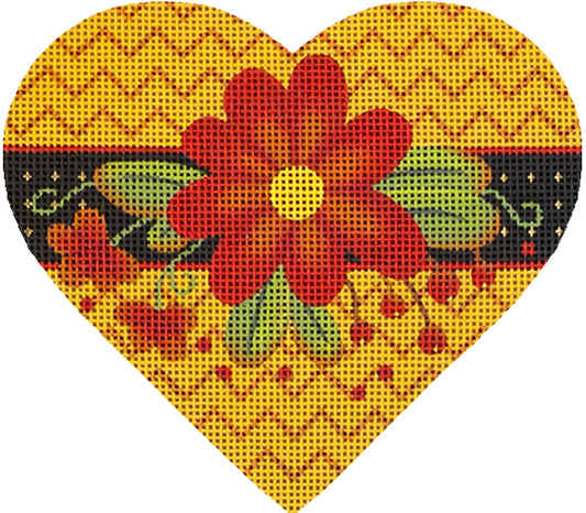 Autumn Heart-Red Daisy 2266-F