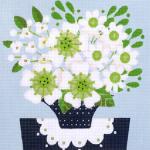 Green and White Bouquet  1849-A