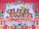 Three Bears In A Canoe  J200