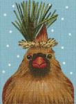Cardinal Pine Ornament  VS221-D