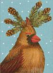 Cardinal Evergreen Ornament  VS221-E
