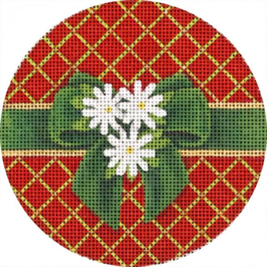 Red Trellis Ornament 2305-D