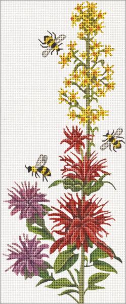 Bee Floral w/ Red Flowers  MLT719-B