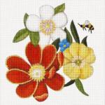 Flowers and Bee  MLT723-A