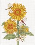Sunflowers and Dragonflies  MLT725