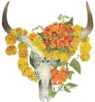 Marigold Skull  MLT544