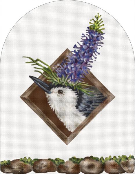 Lilac Party Window Blue Bird  VS409-A