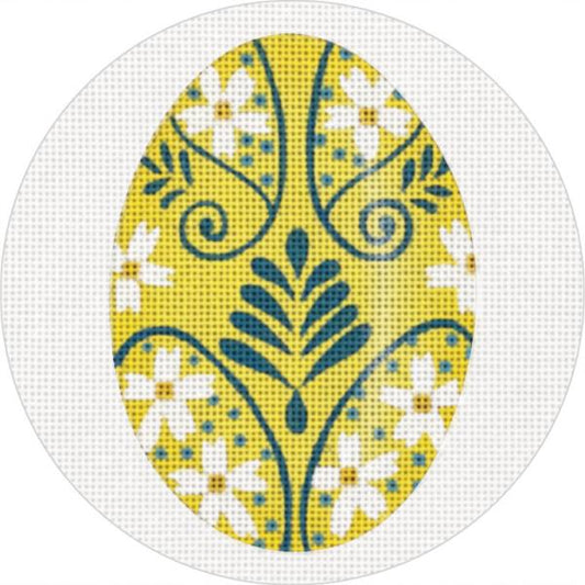 Mustard Yellow Egg Ornament MLT745-C