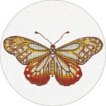 Red and Brown Butterfly Ornament  MLT746-D