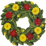 Lady Bug Wreath  2332