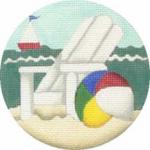 Seaside Ornaments - Beach Chair  1698-B