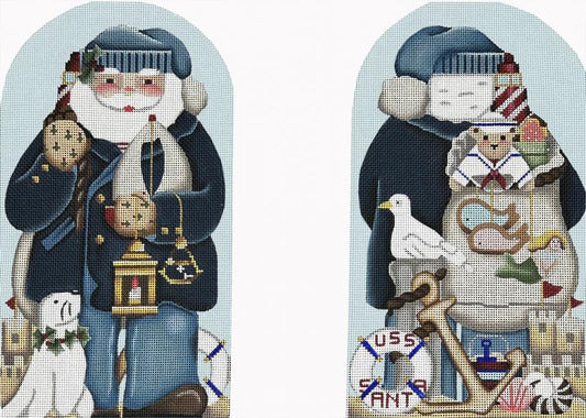 Sailor Santa 2-Sided Dome 2355-I