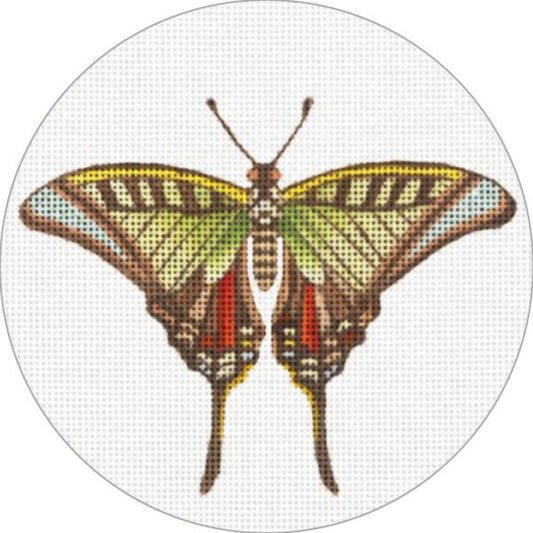 Green and Red Butterfly Ornament  MLT746-C