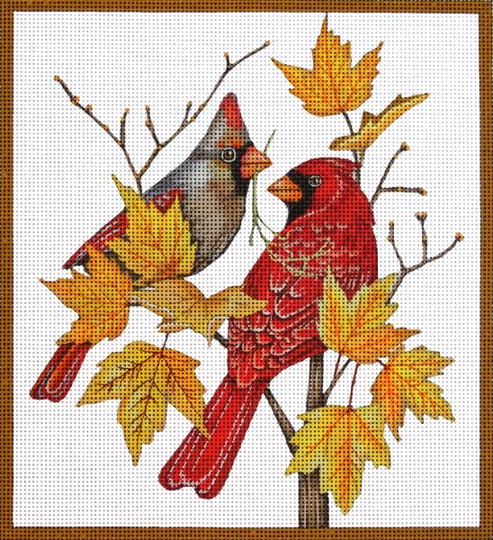 Autumn Cardinals  MLT554