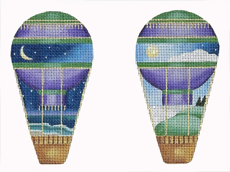 2-Sided Purple Balloon   1001-C