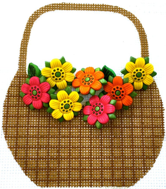 Mixed Flowers Basket HB-270B