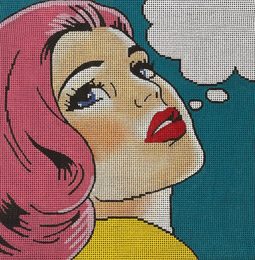 Woman with Dream Bubble  PE186