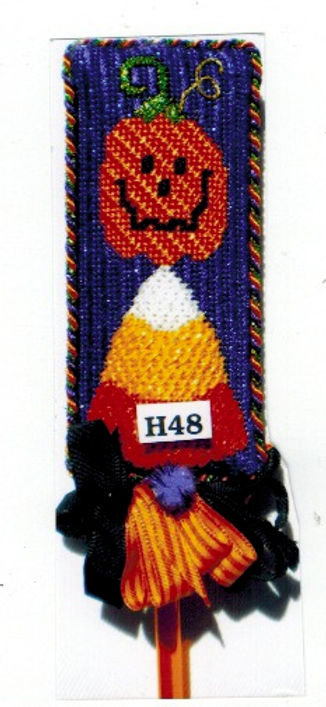 Candy Corn Pumpkin H48