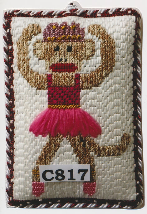 Ballerina Sock Monkey C817