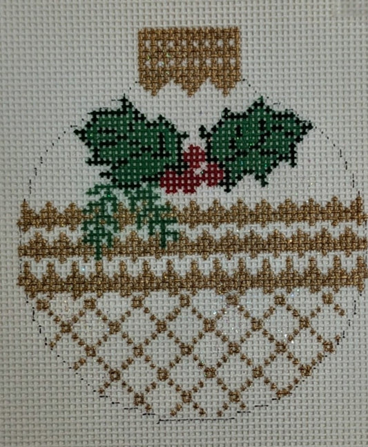 Holly Ornament 12224