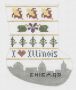 Mini - Sock Ornament: I Love Illinois PT357IL