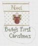 Mini - Sock Ornament: Baby’s 1st Xmas PT363