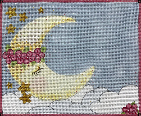 Sleeping Moon - Girl Birth Annc. 3795