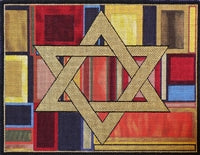 Abstract Squares Tallis Bag 400s