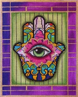 Purple & Magenta Hamsa 405c