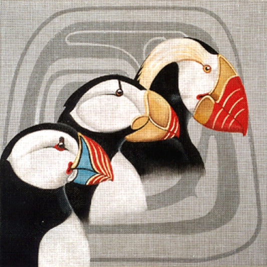 Three Puffins  LD-4187