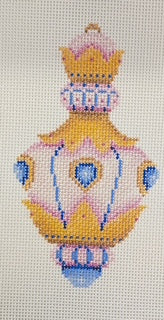 Pink and Gold Ornament 2894