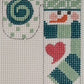 Snowman with Green Scarf Candy Cane CH18