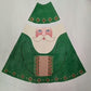 Green Santa Tree with Feet B-234-13