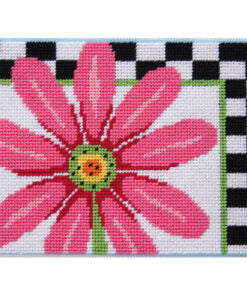 Pink Daisy & Checks 5033