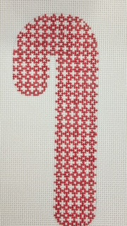 Wicker Candy Cane Ornament 862B