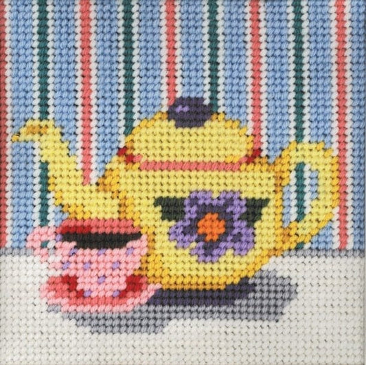Little Moon Quickpoint Kit – Tea Set  6-015