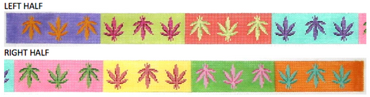 Belt – Weed Leaves – Andy Warhol Colors BL-420